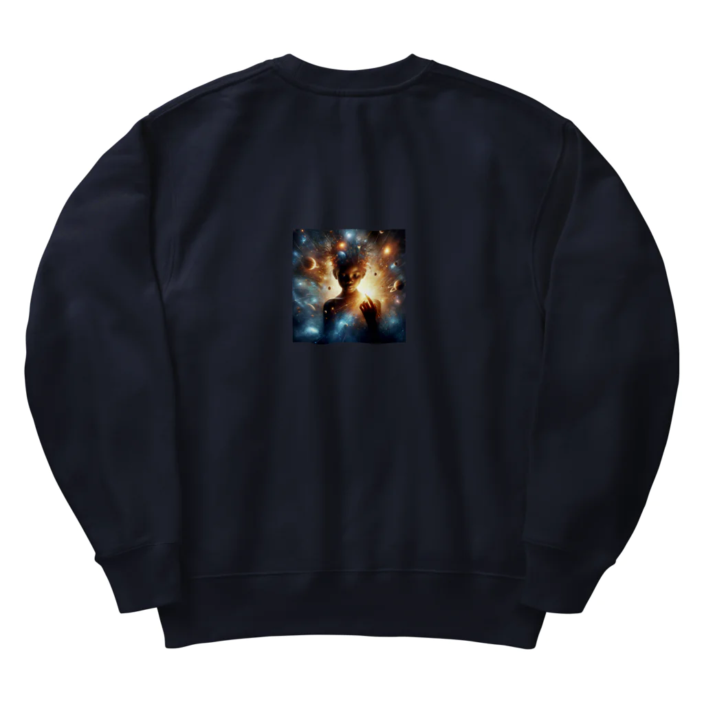 太陽の手の光あれ Heavyweight Crew Neck Sweatshirt