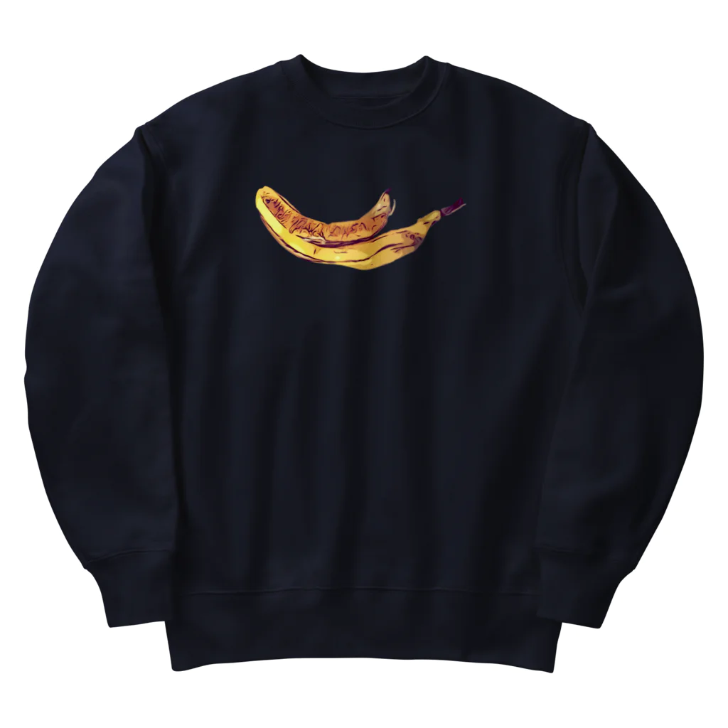 わらしゃんどのバナナの皮 Heavyweight Crew Neck Sweatshirt