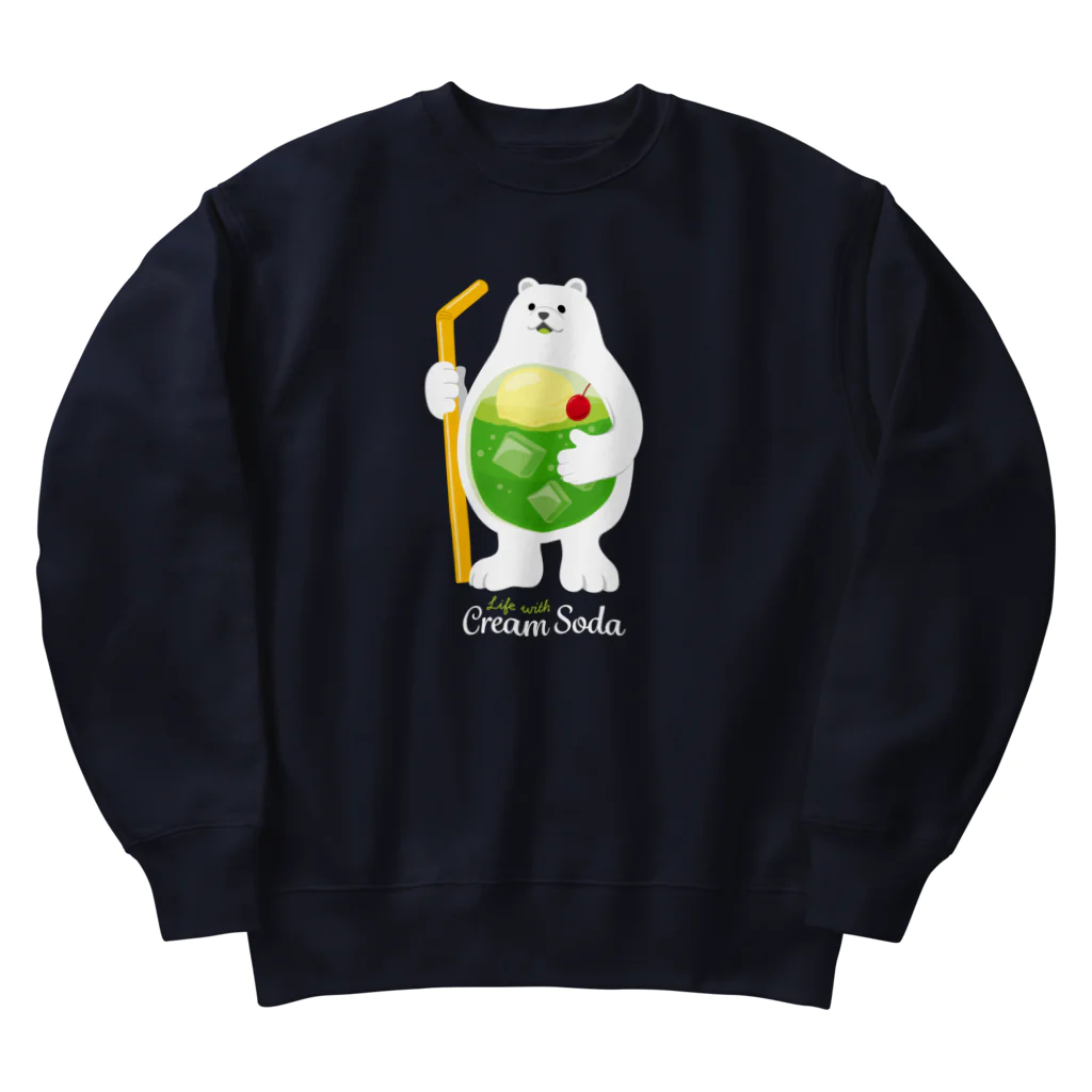 kocoon（コクーン）のシロクマのクリームソーダのある暮らし Heavyweight Crew Neck Sweatshirt