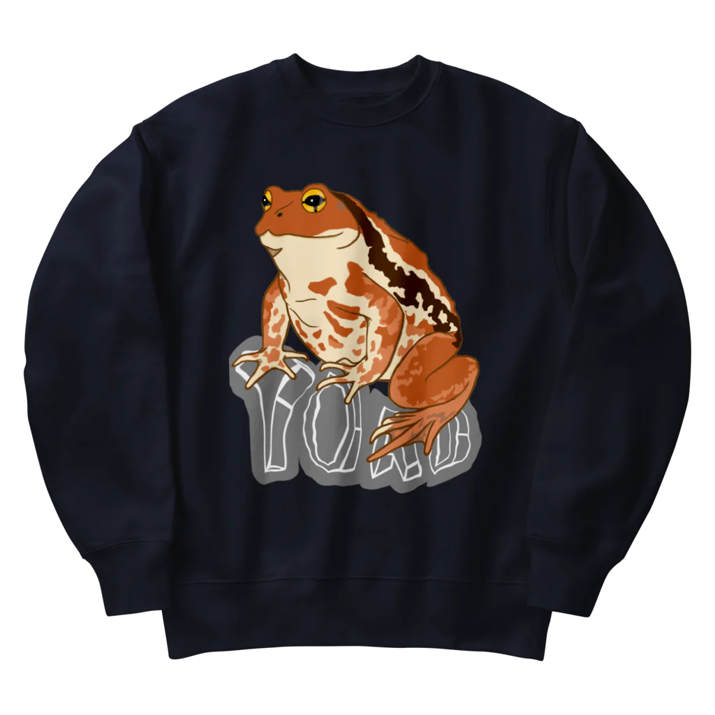 LalaHangeulのTOAD (ヒキガエル) 英字バージョン Heavyweight Crew Neck Sweatshirt