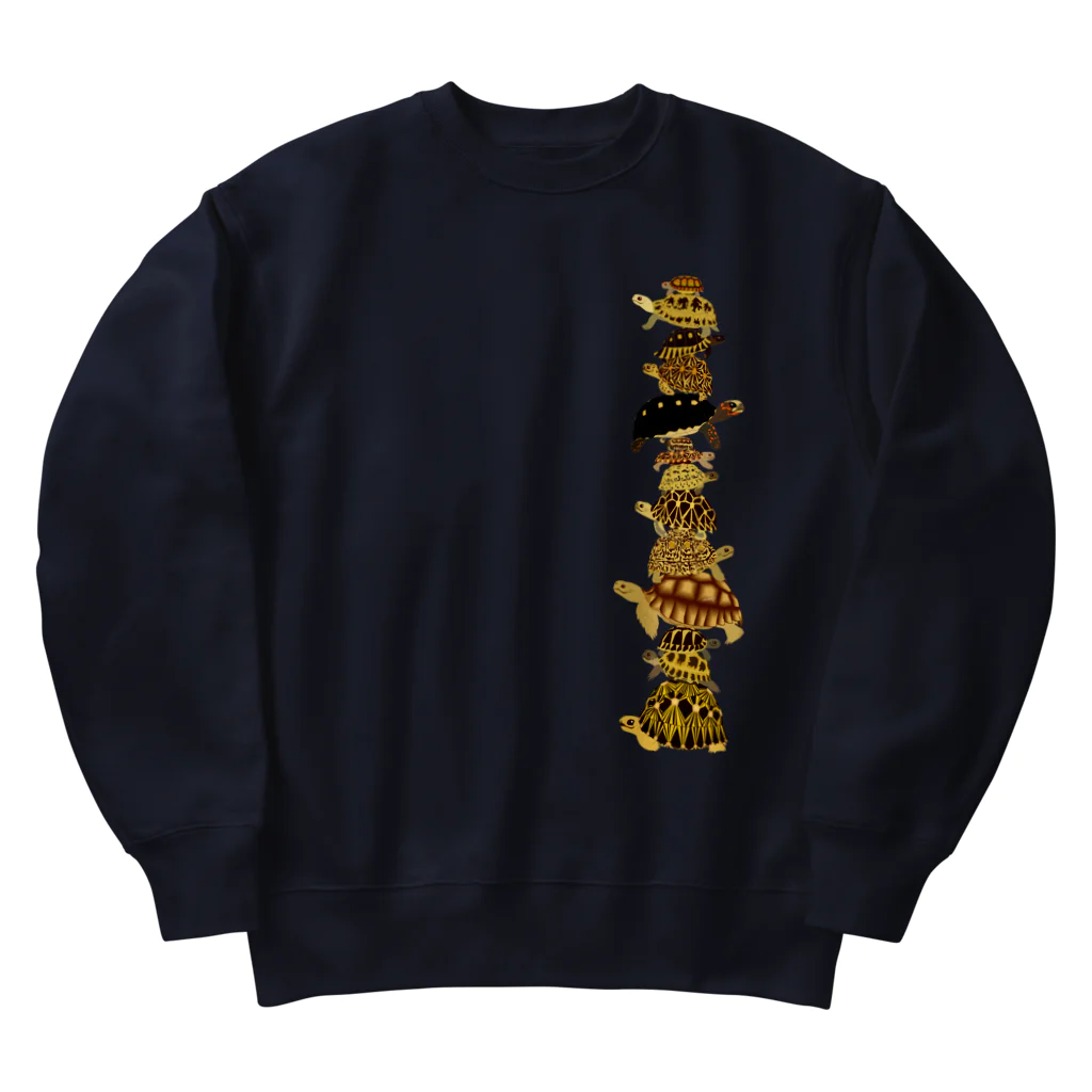 みのじのリクガメタワー Heavyweight Crew Neck Sweatshirt