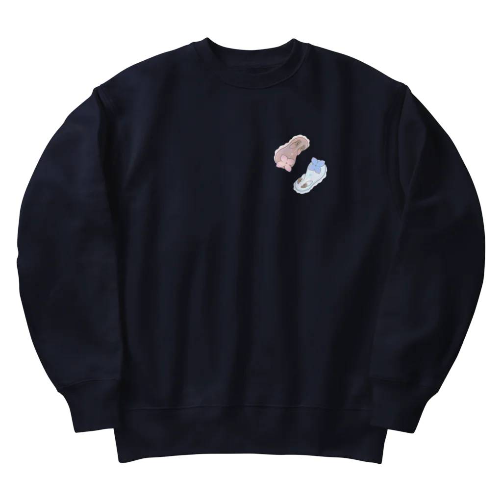 Jackalope Houseのツノアリウサギアジサイモドキウミウシ 2匹ver. Heavyweight Crew Neck Sweatshirt