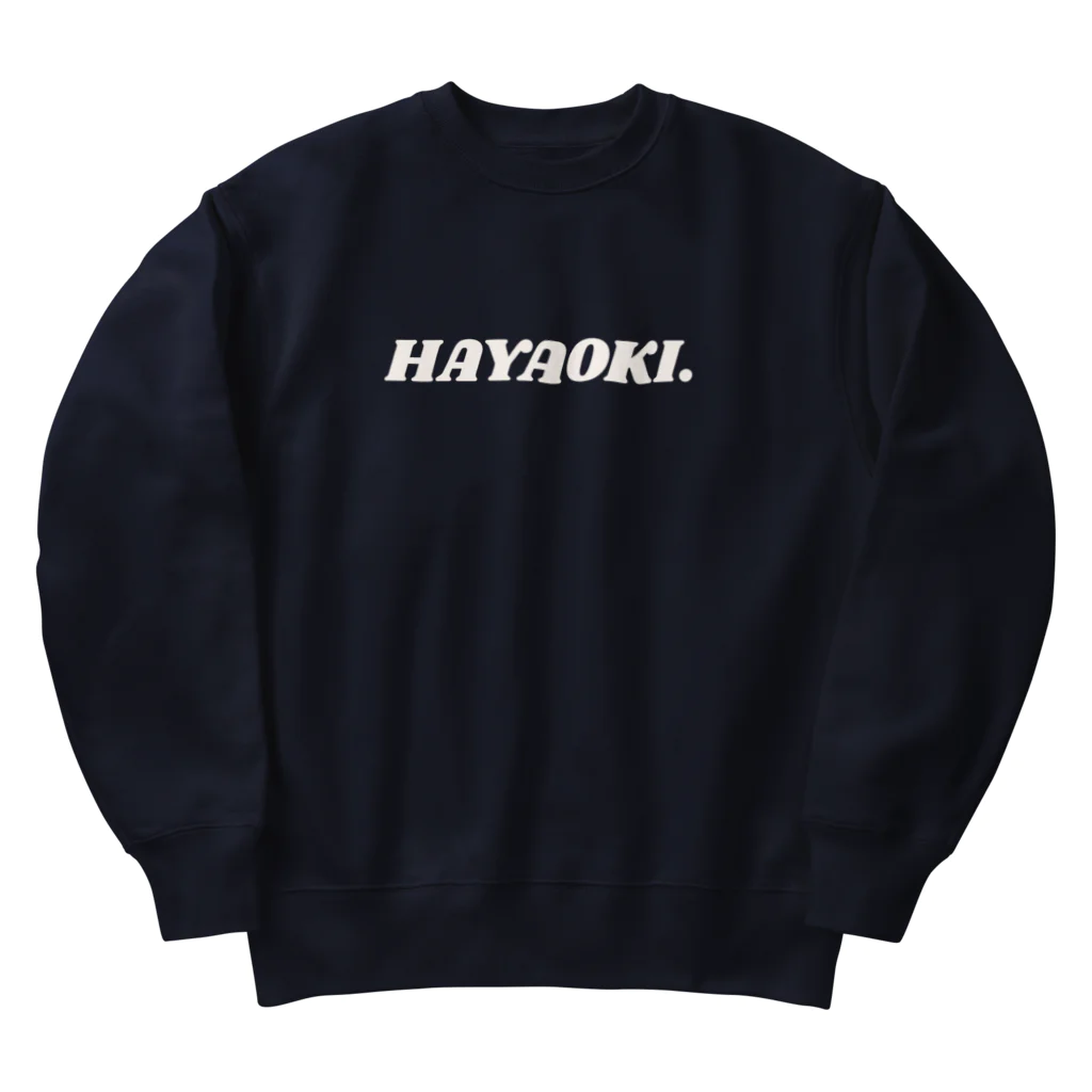 HAYAOKI.のHAYAOKI.ロゴグッズ ヘビーウェイトスウェット