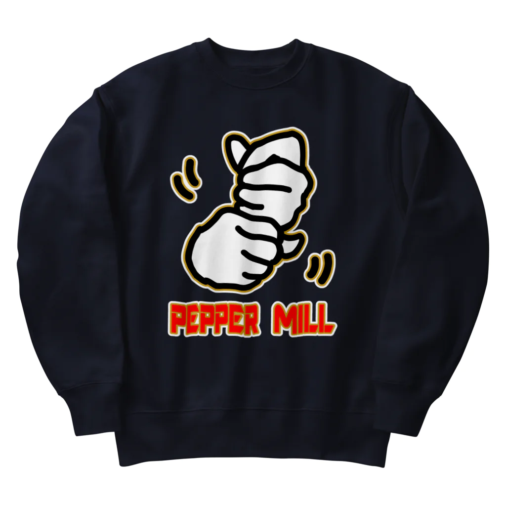 RISUTANのペッパーミル・パフォーマンス　WBC風ロゴ入り Heavyweight Crew Neck Sweatshirt