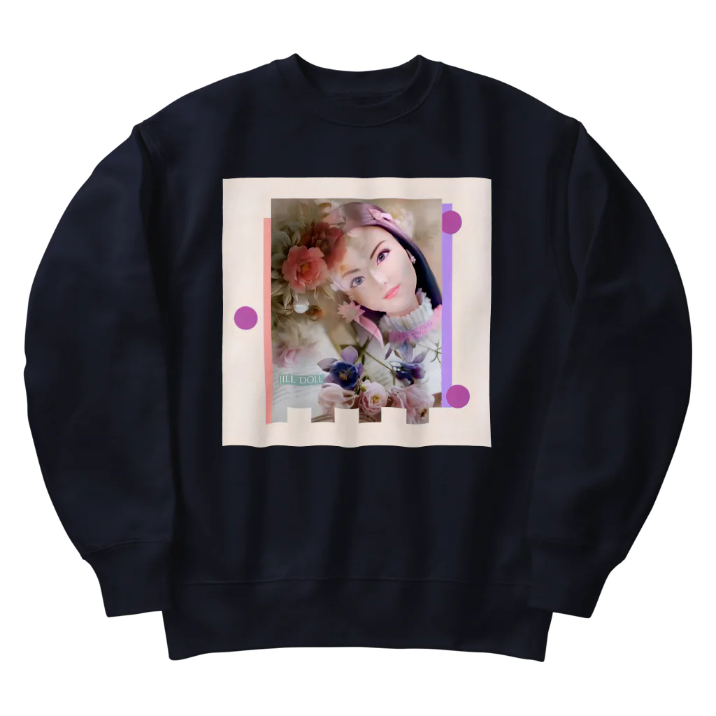 【ホラー専門店】ジルショップの花々のジルドール Heavyweight Crew Neck Sweatshirt