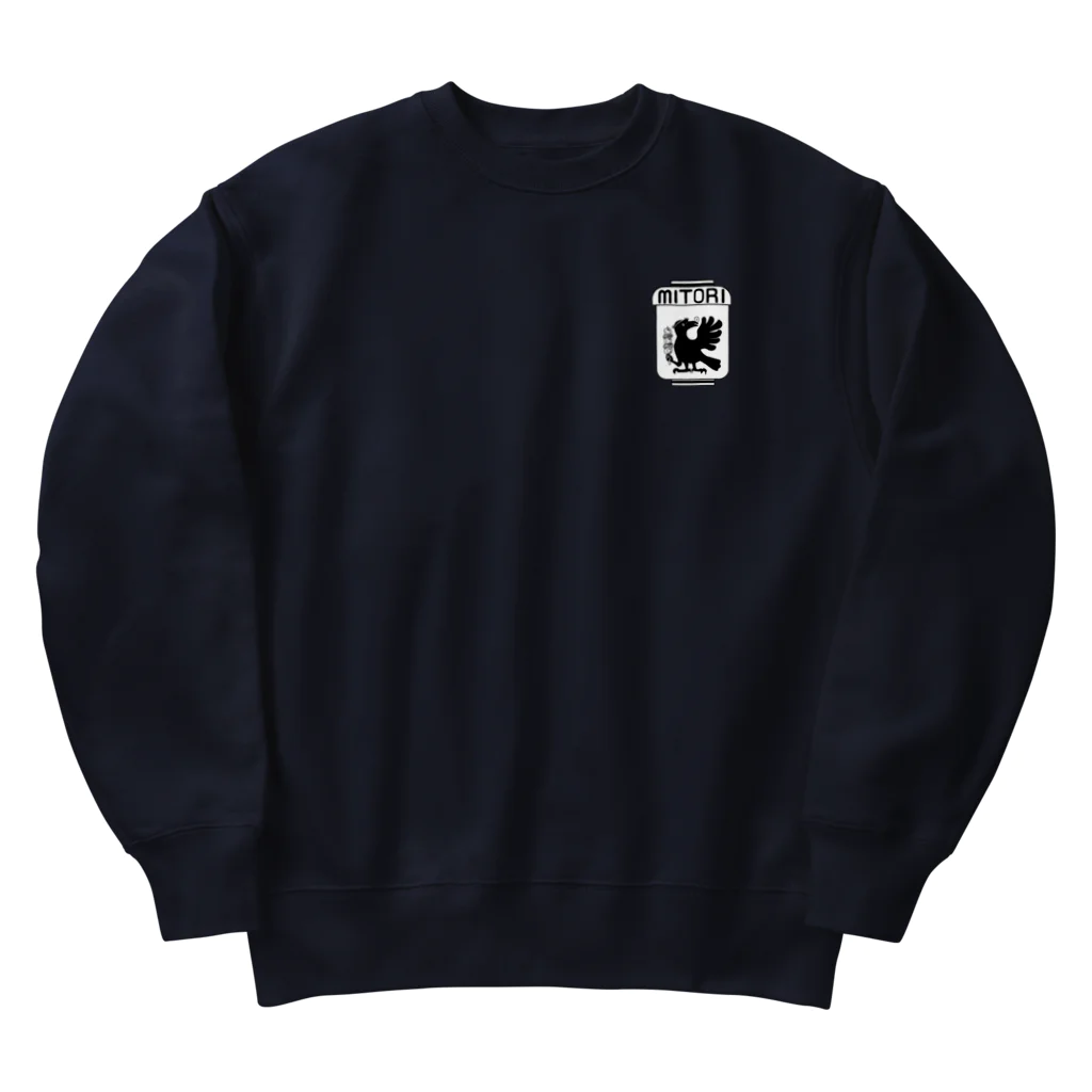 山わらふのみとりのTシャツ白 Heavyweight Crew Neck Sweatshirt