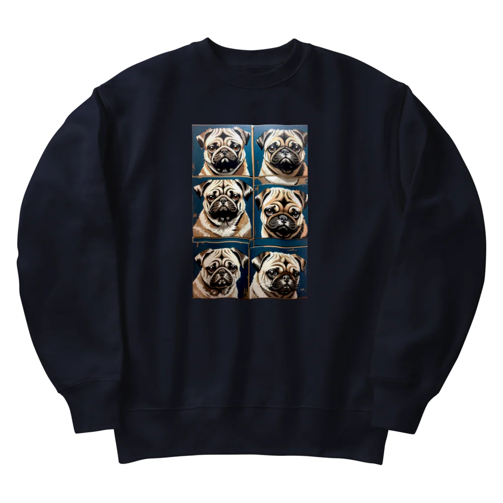 TakashiSのThe Pug Spectrum Heavyweight Crew Neck Sweatshirt