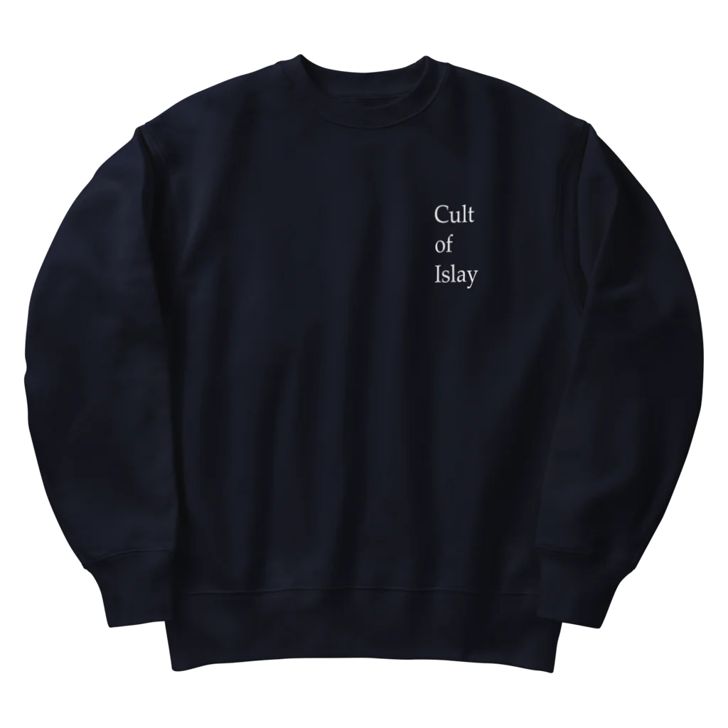 なとりのCult of Islay(白字) Heavyweight Crew Neck Sweatshirt