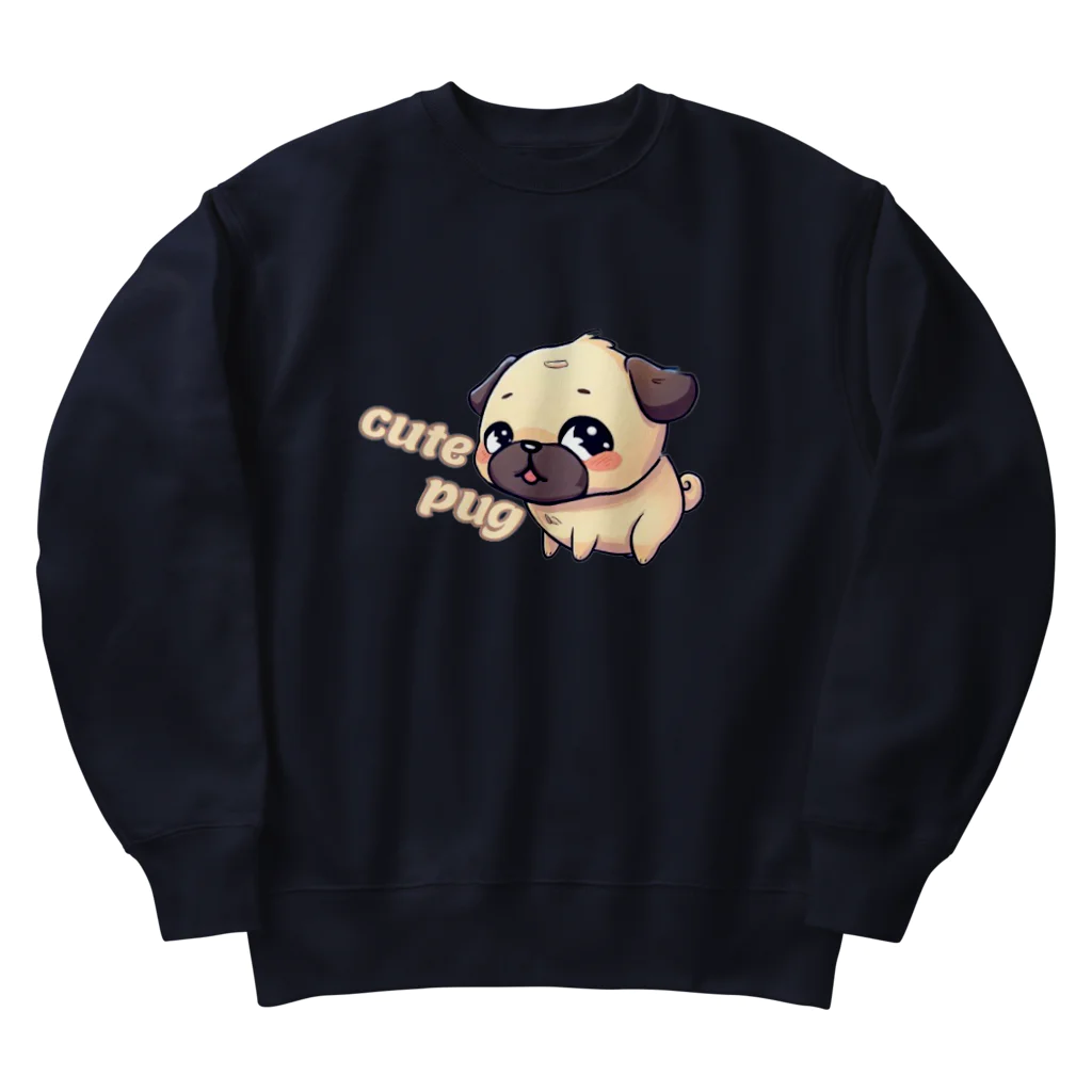 furebuhi　clubのCUTE PUG！ Heavyweight Crew Neck Sweatshirt