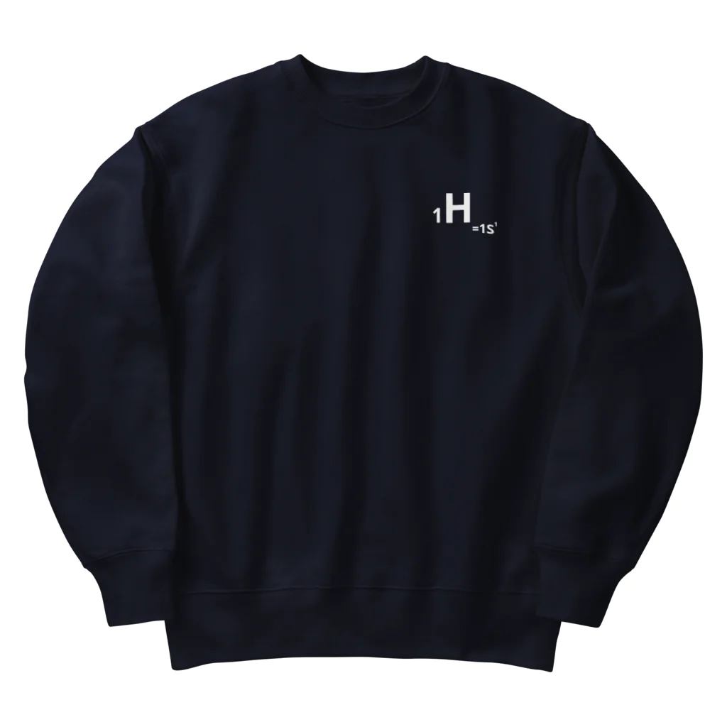 interested in?の1.hydrogen (白/表裏) Heavyweight Crew Neck Sweatshirt