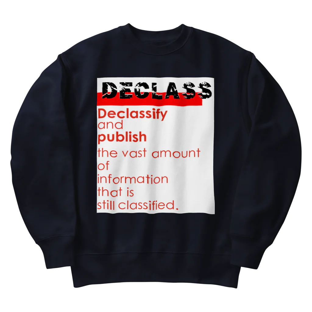 PALA's SHOP　cool、シュール、古風、和風、のDECLASSーⅡ Heavyweight Crew Neck Sweatshirt