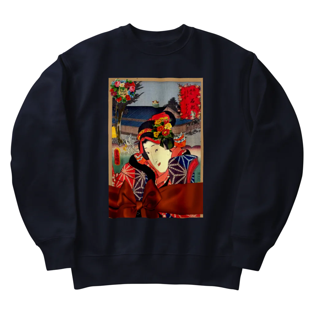 saitosekaiのお江戸ガーリー Heavyweight Crew Neck Sweatshirt