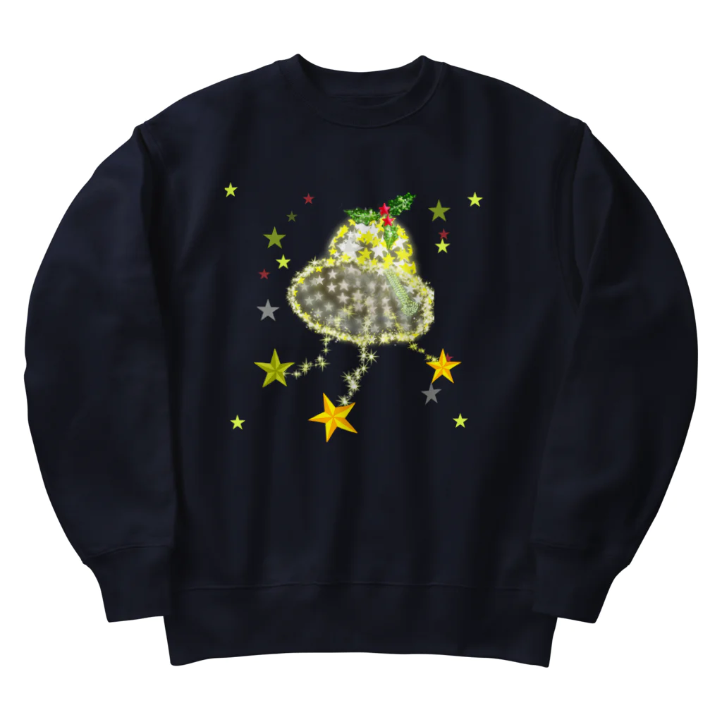 月夜のタツノオトシゴのEvery time a bell rings Heavyweight Crew Neck Sweatshirt