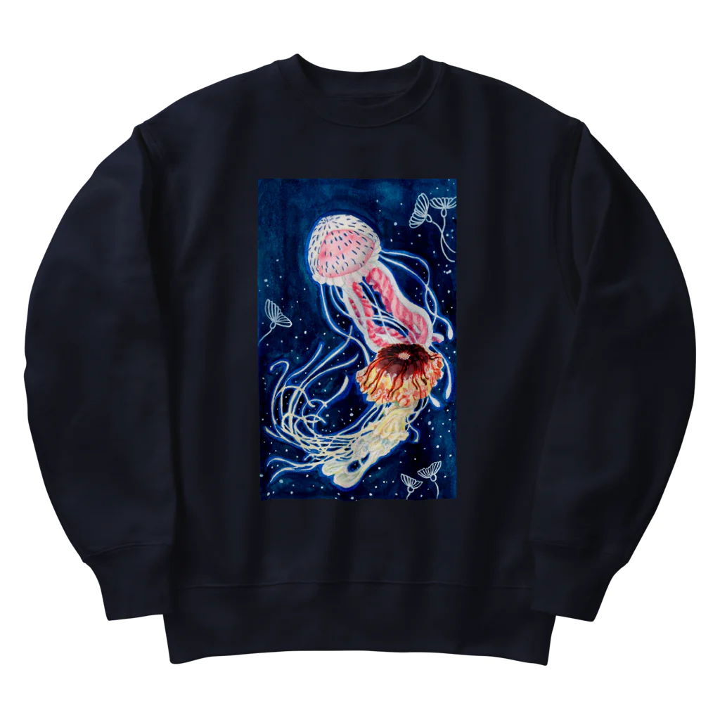 JapaneseArt Yui Shopの海月のワルツ Heavyweight Crew Neck Sweatshirt