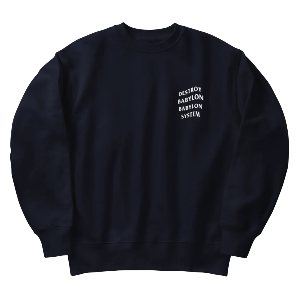 GANGSTANCE CLOTHINGのDESTROY BABYLON BABYLON SYSTEM Heavyweight Crew Neck Sweatshirt