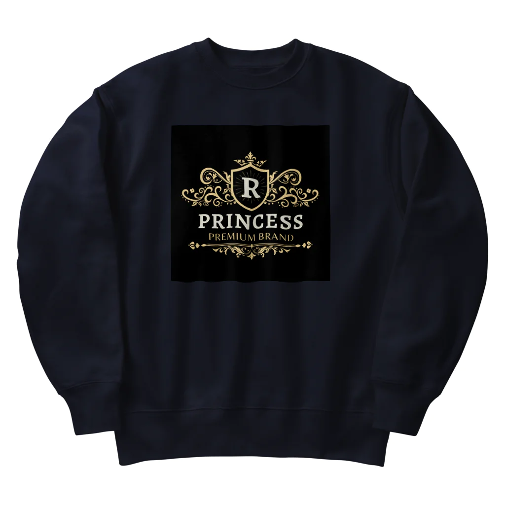 ROYAL Princessのゴージャスロゴブランド Heavyweight Crew Neck Sweatshirt