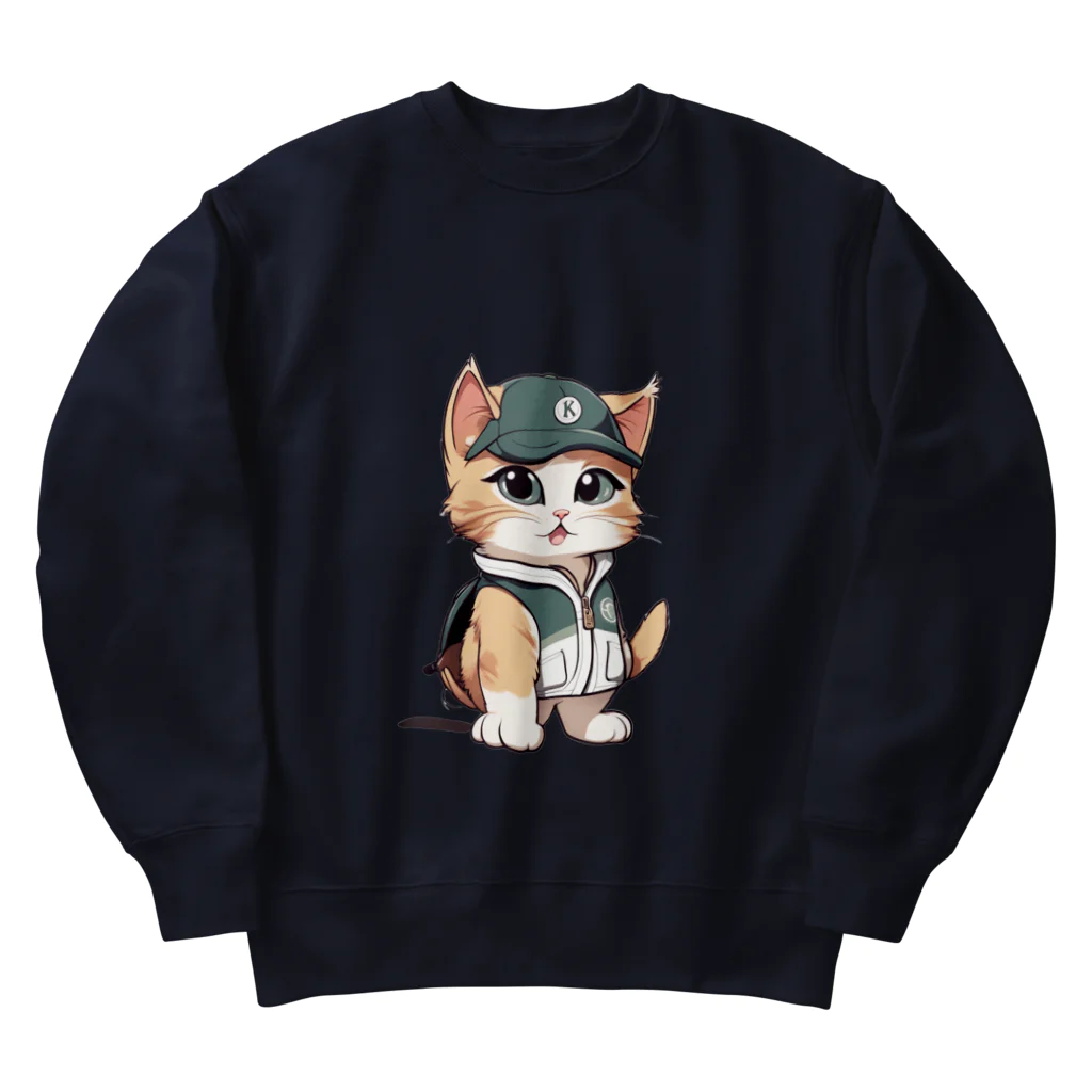 seeeeeの猫ゴルファー2 Heavyweight Crew Neck Sweatshirt