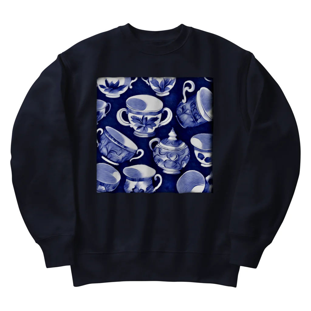 (っ◔◡◔)っ ♥ Le Petit Trésor ♥の花の詩カップ(The Flower Poetry Cup) Heavyweight Crew Neck Sweatshirt