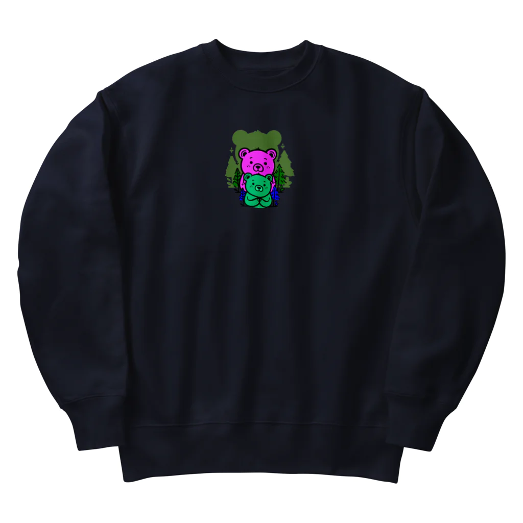 Namataのくま３ Heavyweight Crew Neck Sweatshirt