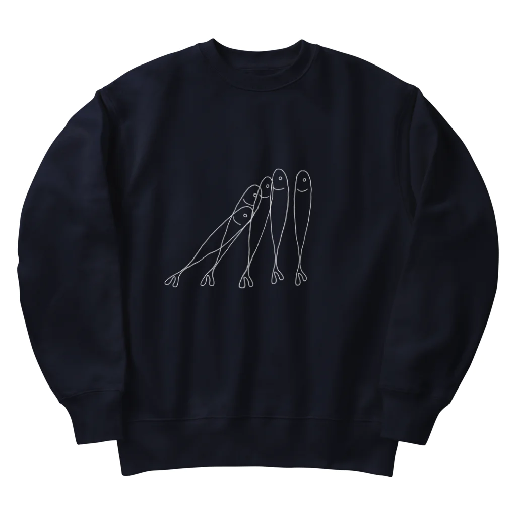 初夏の魚崩れ Heavyweight Crew Neck Sweatshirt