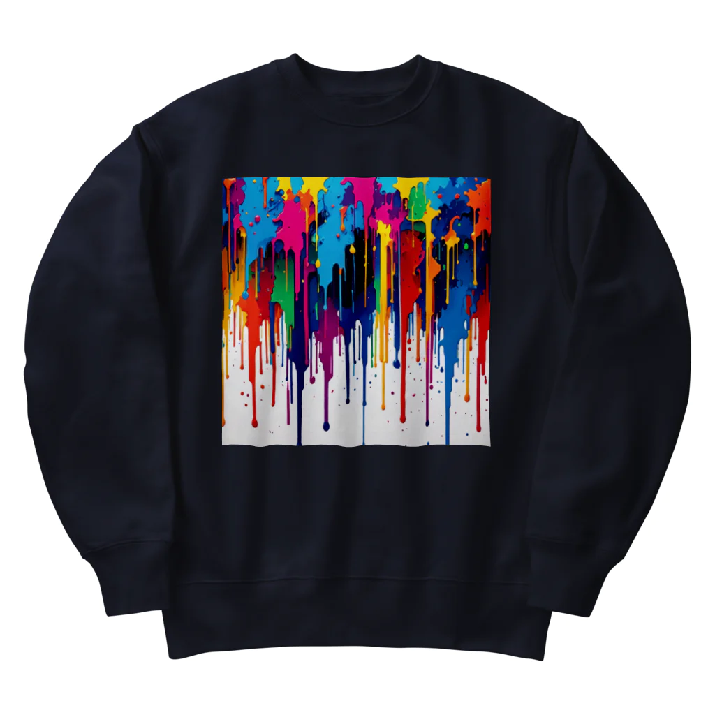 Alatreonのドロップインク Heavyweight Crew Neck Sweatshirt