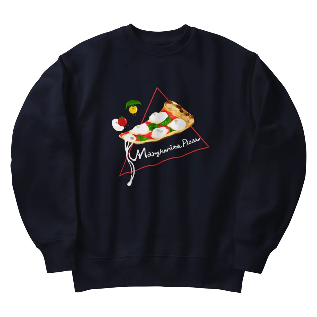 喫茶角砂糖のマルゲリータピザ！！ Heavyweight Crew Neck Sweatshirt