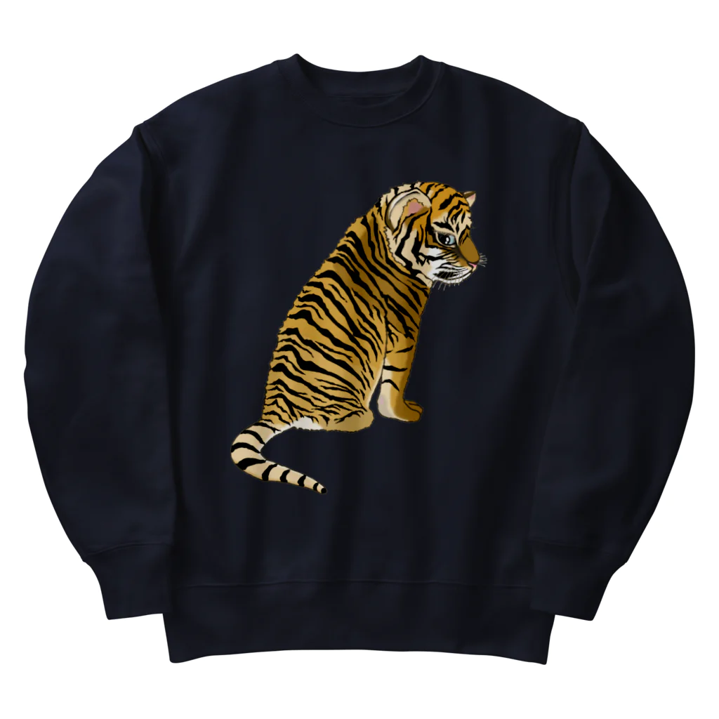 LalaHangeulの虎の子 Heavyweight Crew Neck Sweatshirt