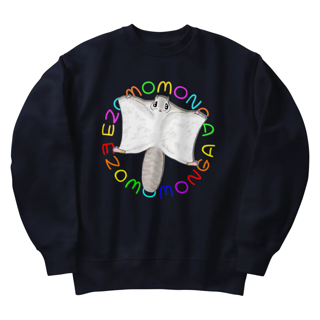 LalaHangeulのEZOMOMONGA(エゾモモンガさん) Heavyweight Crew Neck Sweatshirt