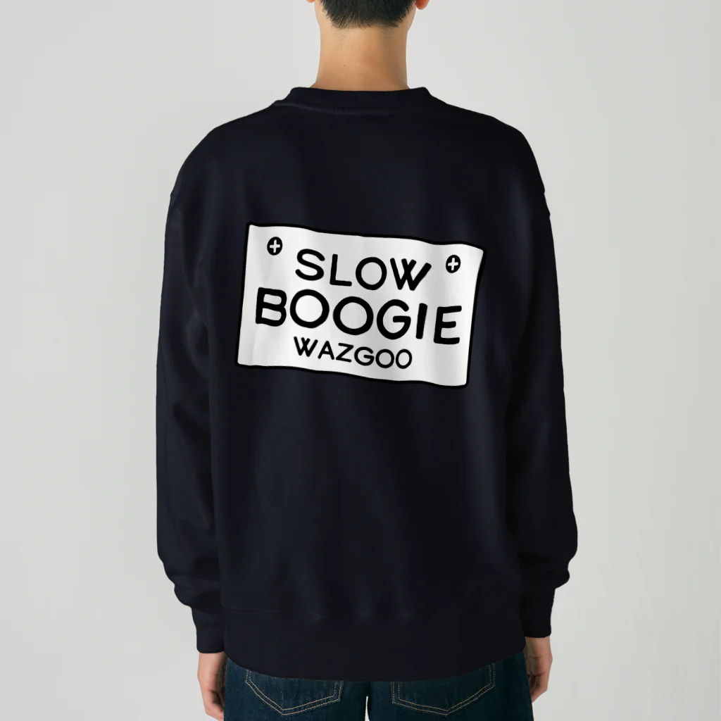 wazgoo official shopのSLOW BOOGIE Heavyweight Crew Neck Sweatshirt