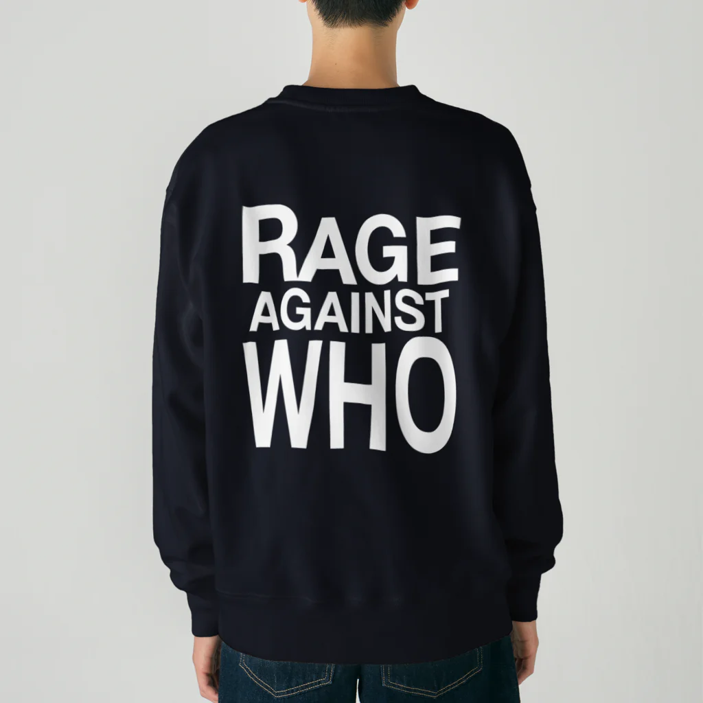 NET SHOP MEKのRAGE AGAINST WHO ヘビーウェイトスウェット