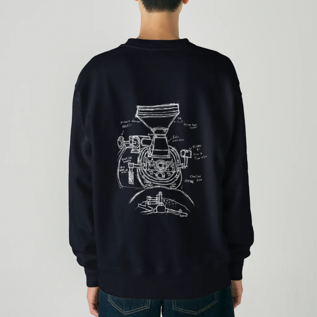 OKAGESAMAの見習い焙煎士//珈琲マニアに捧ぐ Heavyweight Crew Neck Sweatshirt