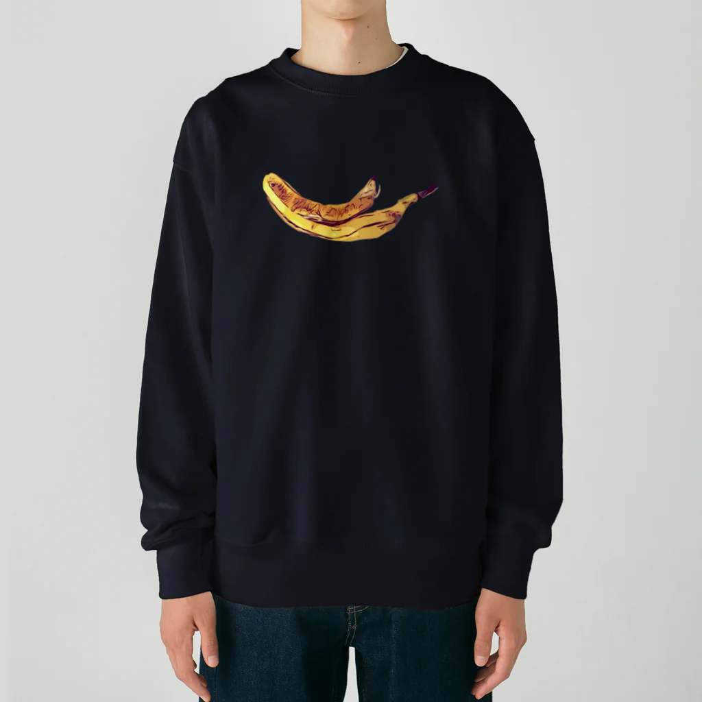 わらしゃんどのバナナの皮 Heavyweight Crew Neck Sweatshirt