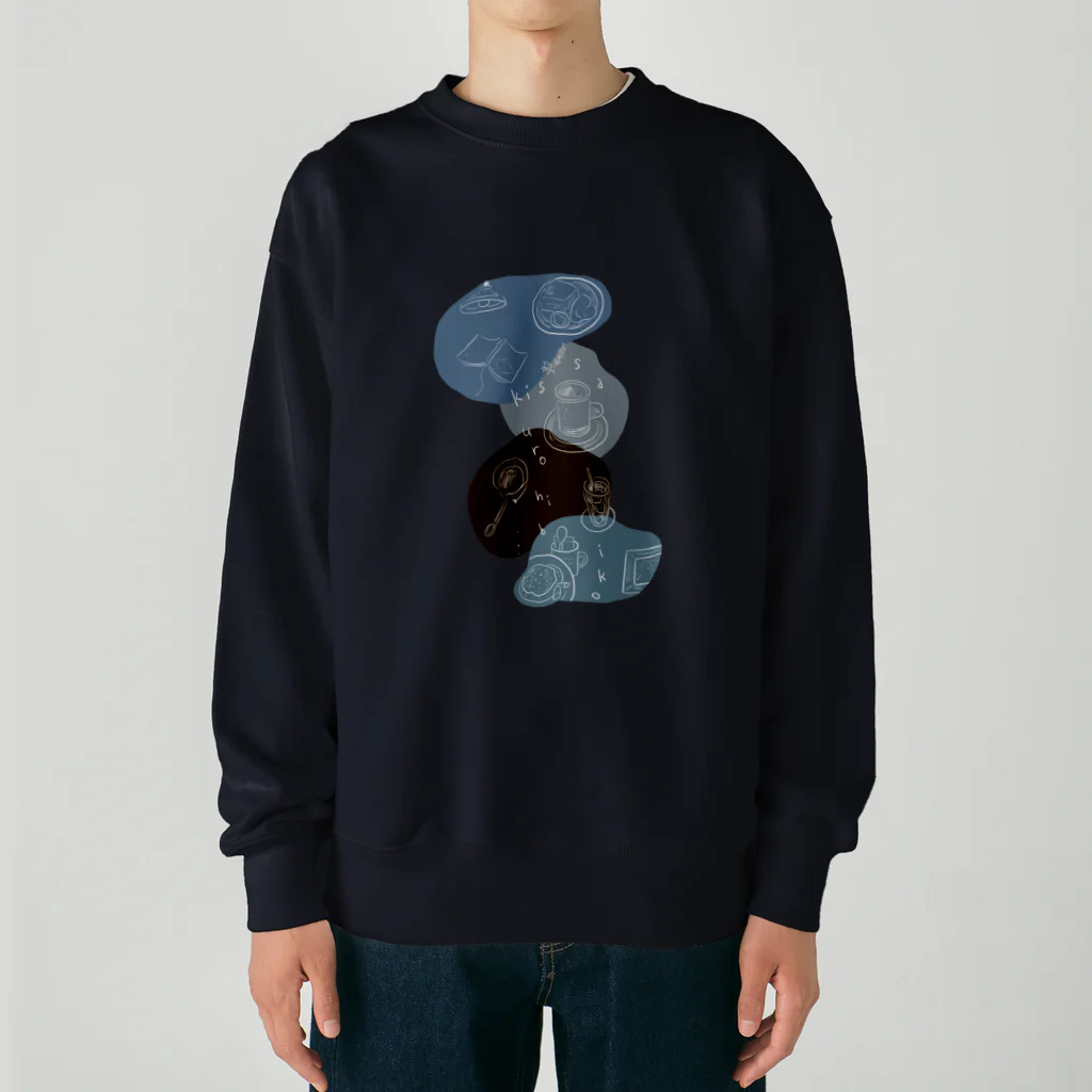 喫茶うろひびこ｜吉祥寺の気ままな時間 Heavyweight Crew Neck Sweatshirt