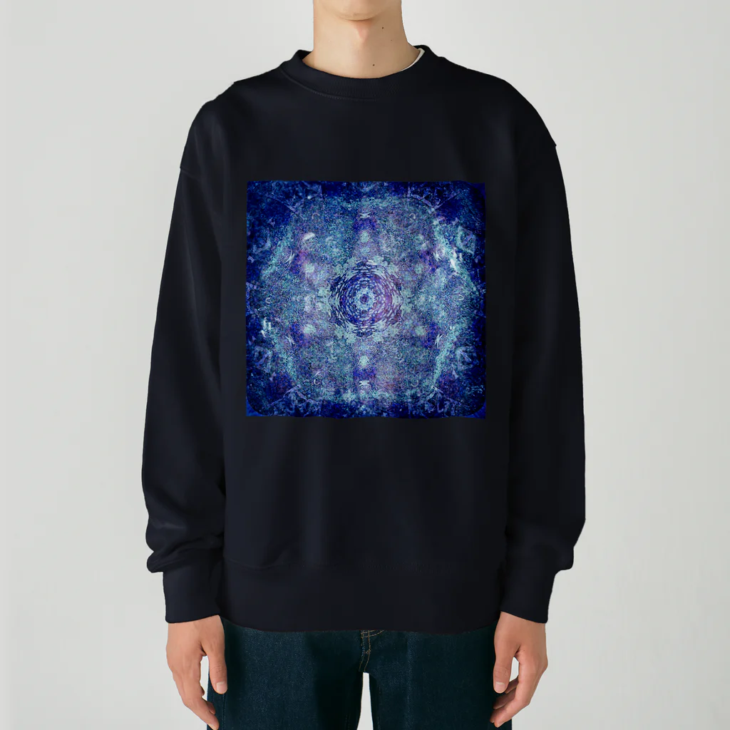 Anna’s galleryの碧の結晶 11 Heavyweight Crew Neck Sweatshirt