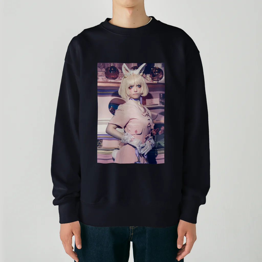 OMEME🪬のLady rabbit Heavyweight Crew Neck Sweatshirt