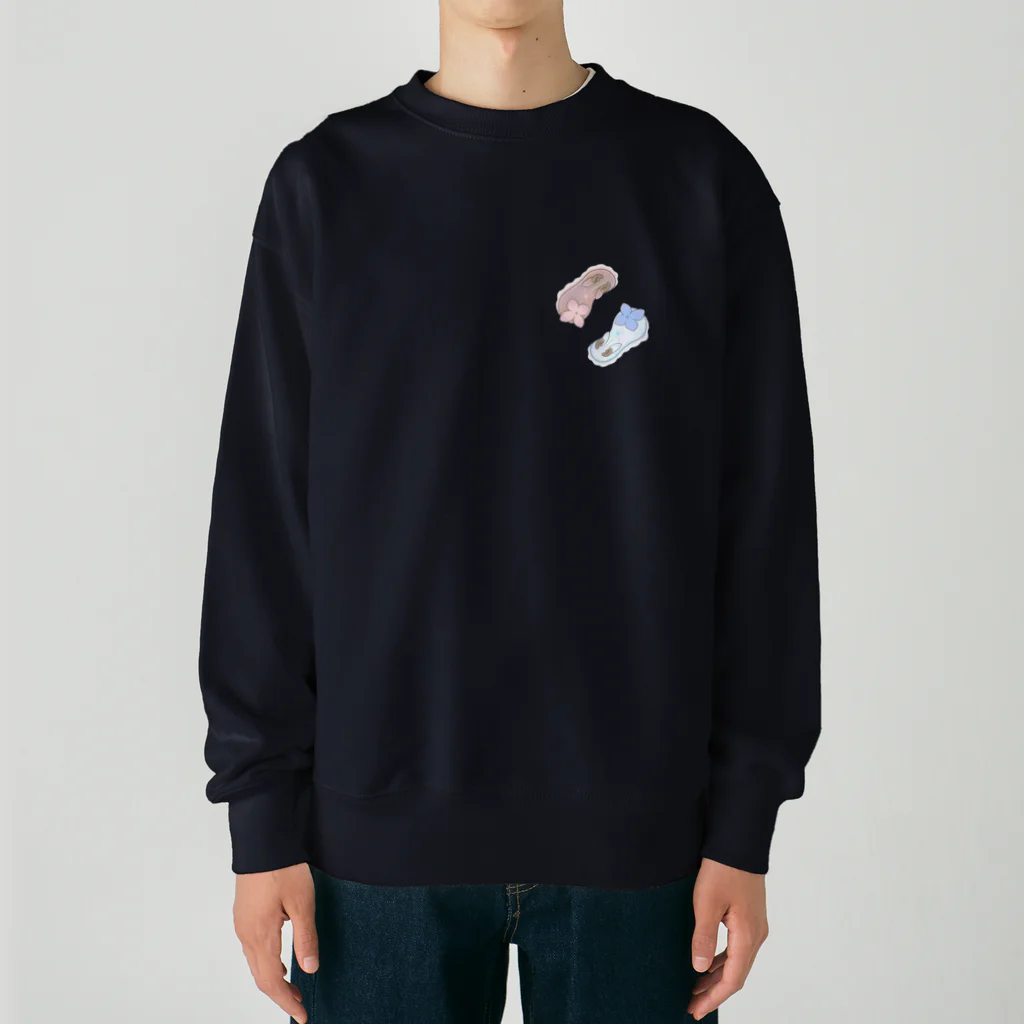 Jackalope Houseのツノアリウサギアジサイモドキウミウシ 2匹ver. Heavyweight Crew Neck Sweatshirt