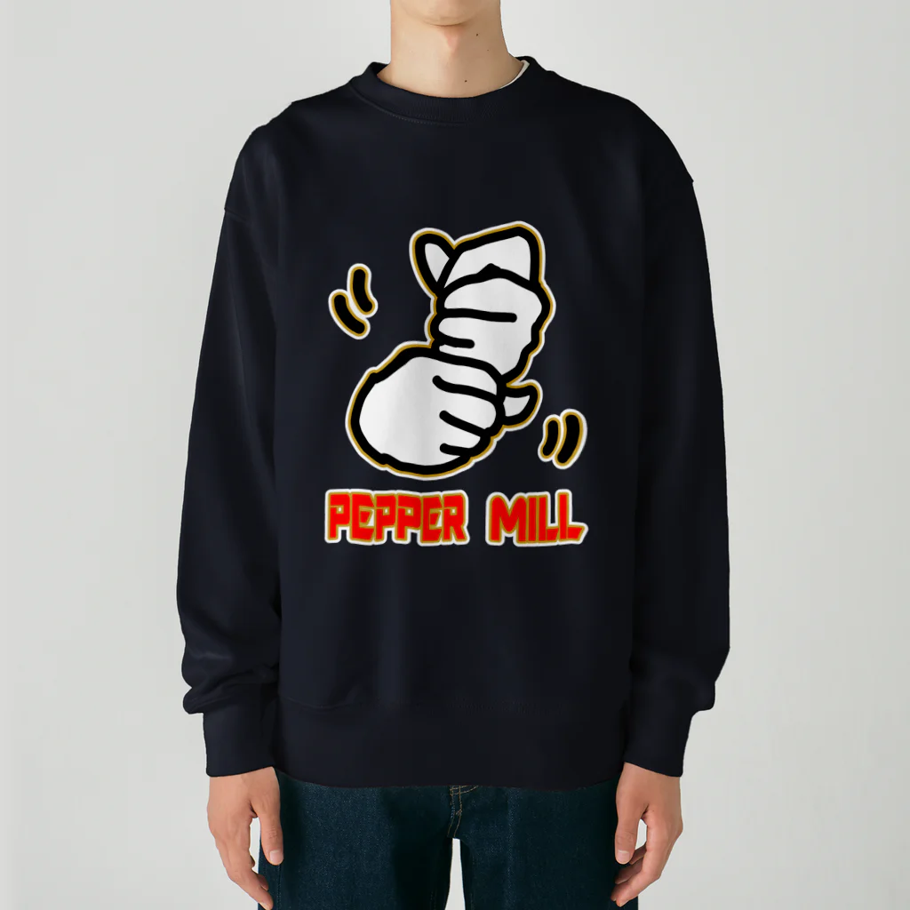 RISUTANのペッパーミル・パフォーマンス　WBC風ロゴ入り Heavyweight Crew Neck Sweatshirt