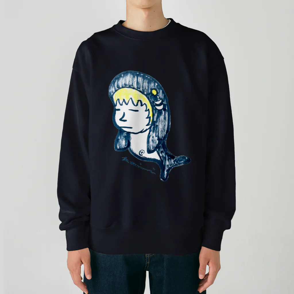 masahiro_minami_artのSHARK Heavyweight Crew Neck Sweatshirt