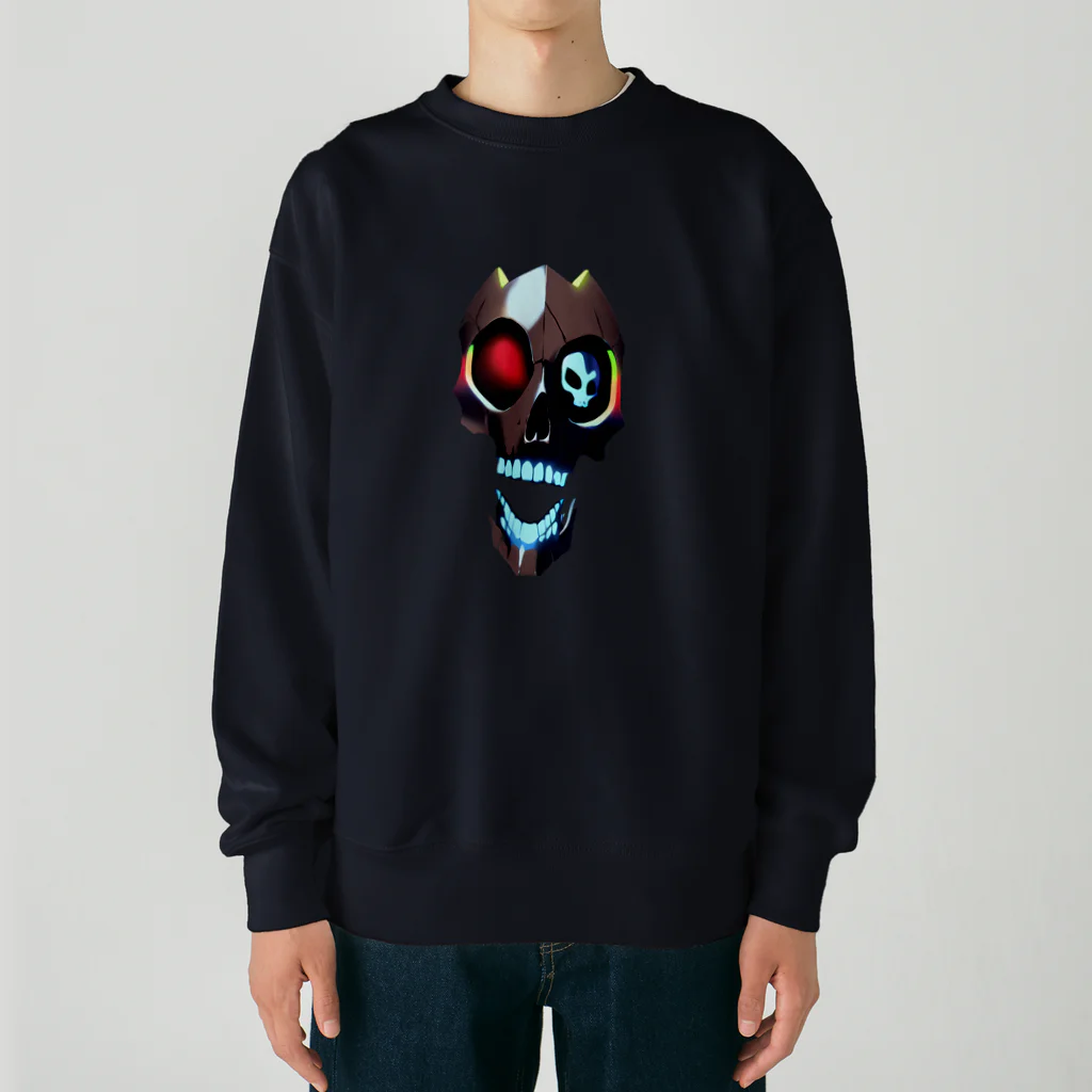 GORIPUSHのサイバースカル Heavyweight Crew Neck Sweatshirt