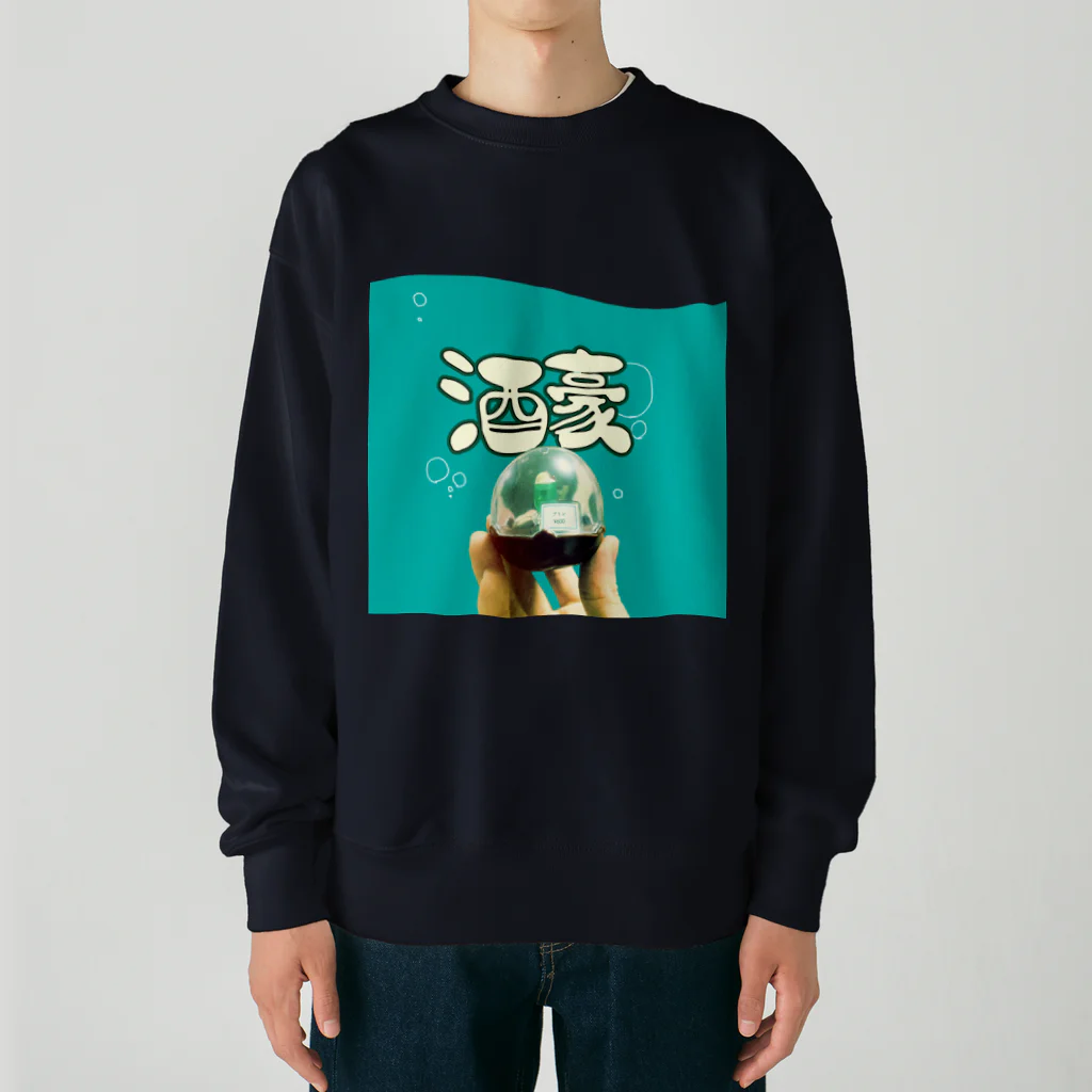 悪者のしゅごい、酒豪 Heavyweight Crew Neck Sweatshirt