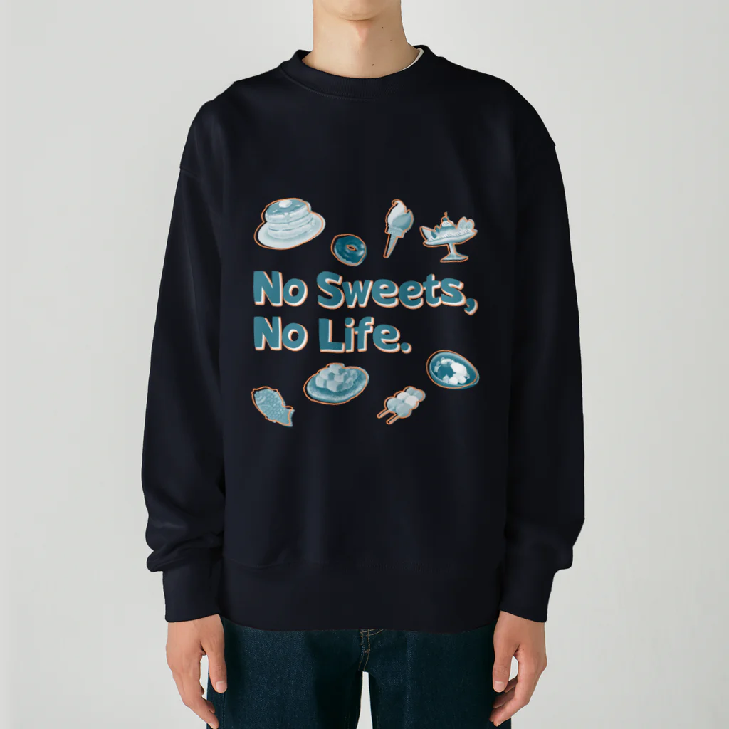 SU-KUのNo Sweets,No Life.Ⅱ Heavyweight Crew Neck Sweatshirt