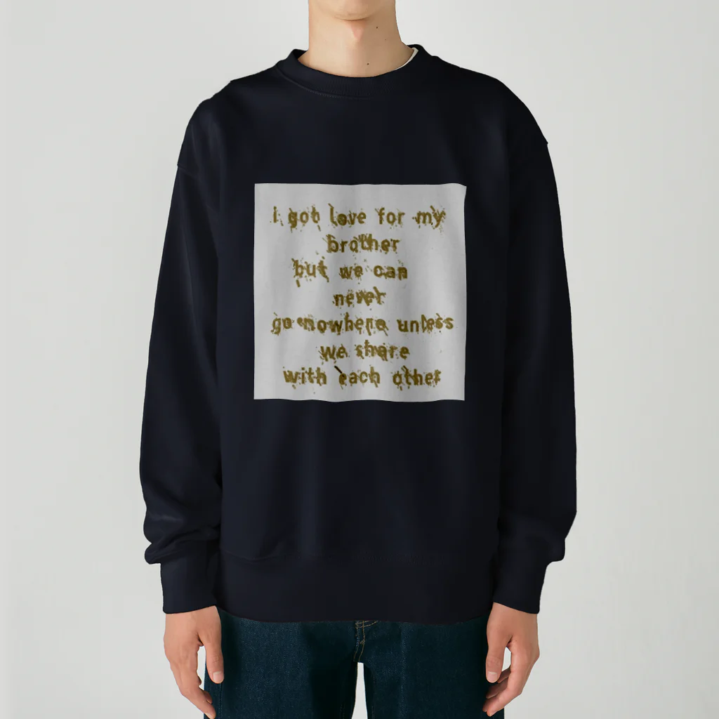 North Sideのlyric  Heavyweight Crew Neck Sweatshirt