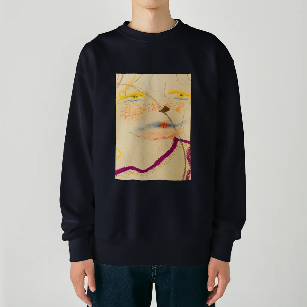 べいびーもんすたーのけものくん Heavyweight Crew Neck Sweatshirt