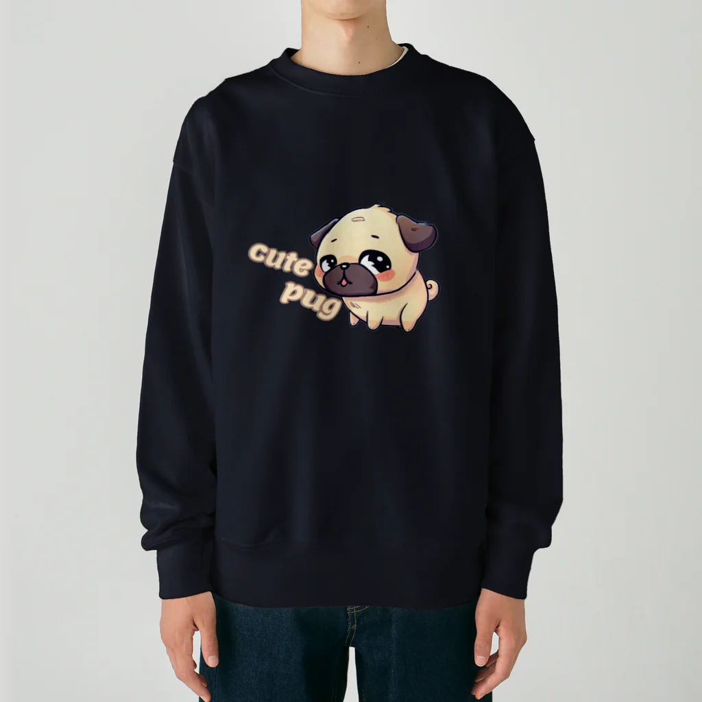 furebuhi　clubのCUTE PUG！ Heavyweight Crew Neck Sweatshirt