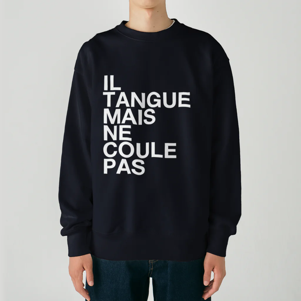 TATEYAMAのIL TANGUE MAIS NE COULE PAS Heavyweight Crew Neck Sweatshirt