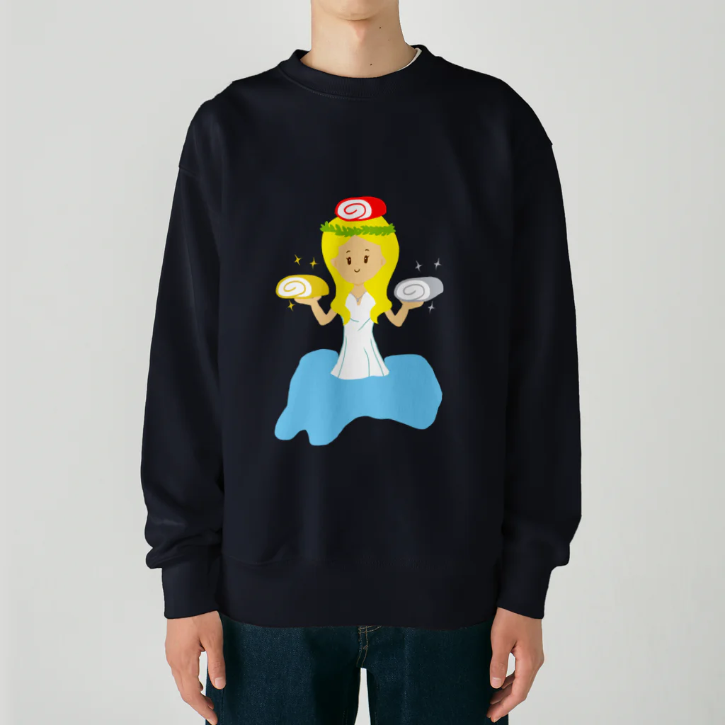 MAKARENTO　ＳＨＯＰの金のかまぼこ銀のかまぼこ Heavyweight Crew Neck Sweatshirt