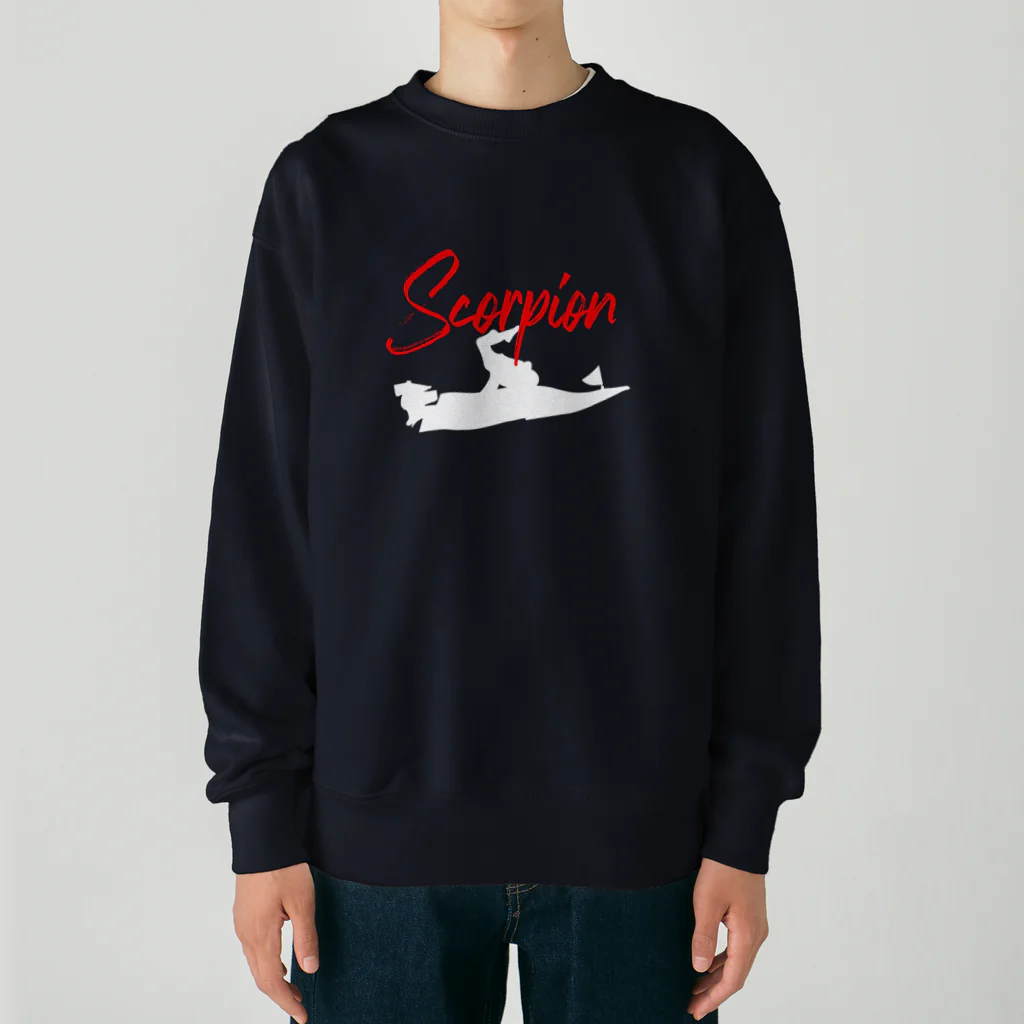 SiXSTORY【ボートレース.競艇グッズ】のスコーピオンターン（ボートレース.競艇） Heavyweight Crew Neck Sweatshirt