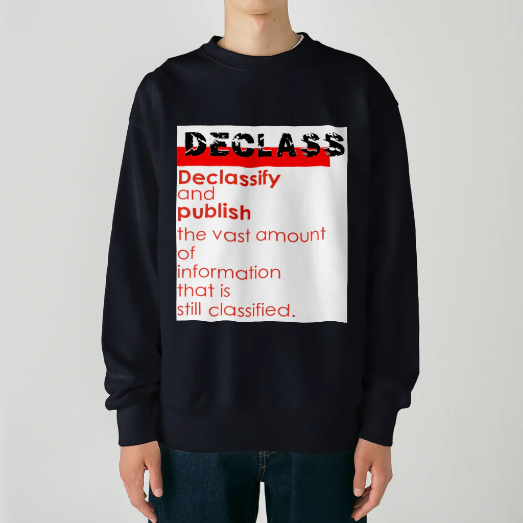 PALA's SHOP　cool、シュール、古風、和風、のDECLASSーⅡ Heavyweight Crew Neck Sweatshirt