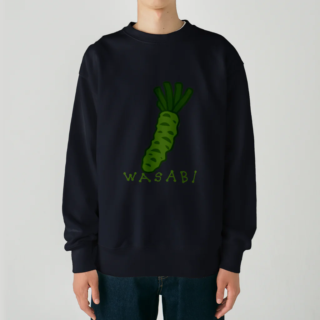 日々好日屋2号店の山葵(わさび) Heavyweight Crew Neck Sweatshirt