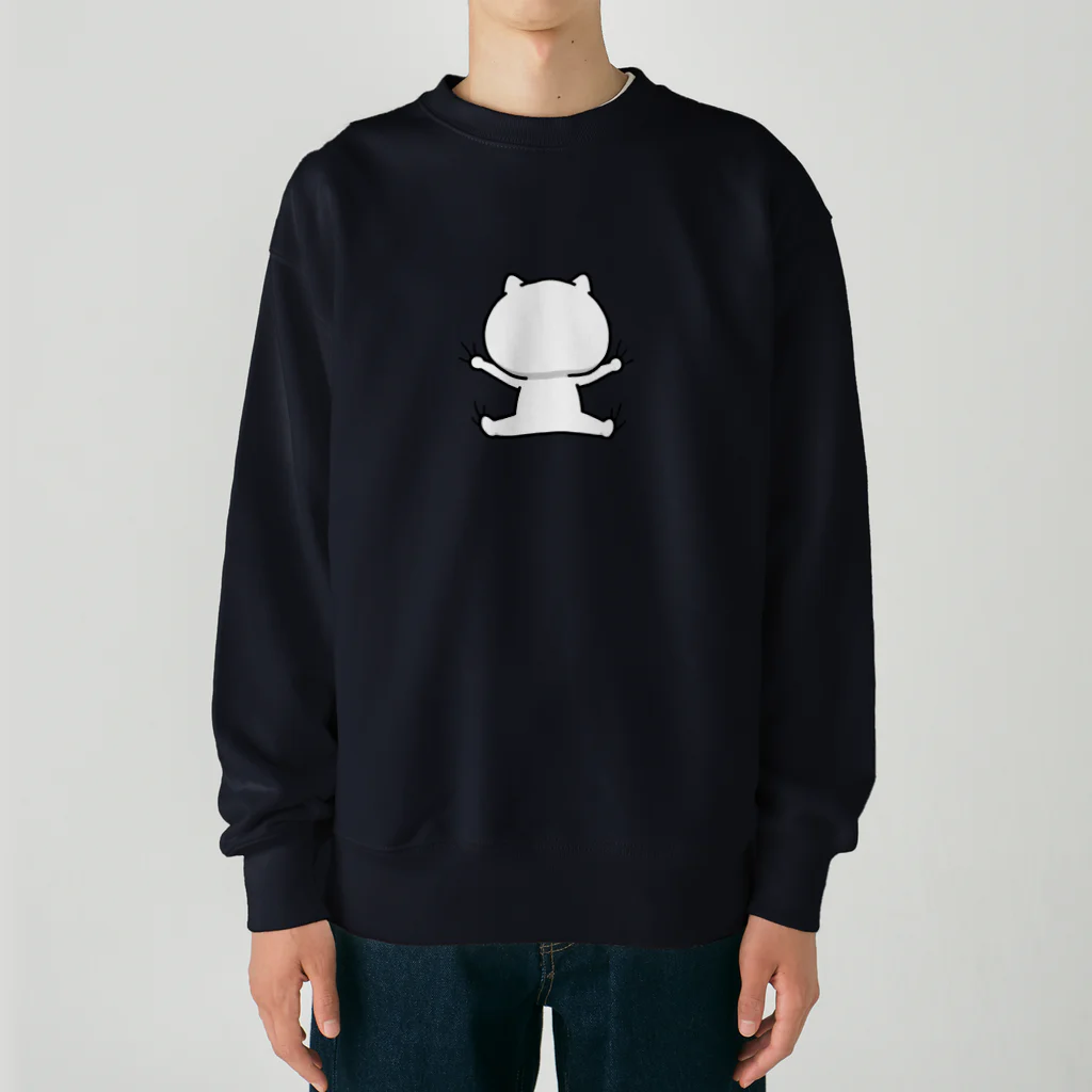 セイコウ スタンプのウザ～～い猫　へばりつく Heavyweight Crew Neck Sweatshirt